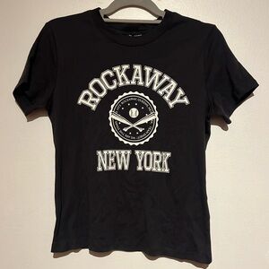 “Bundle 10 for $13” juniors casual brown logo short sleeve t shirt